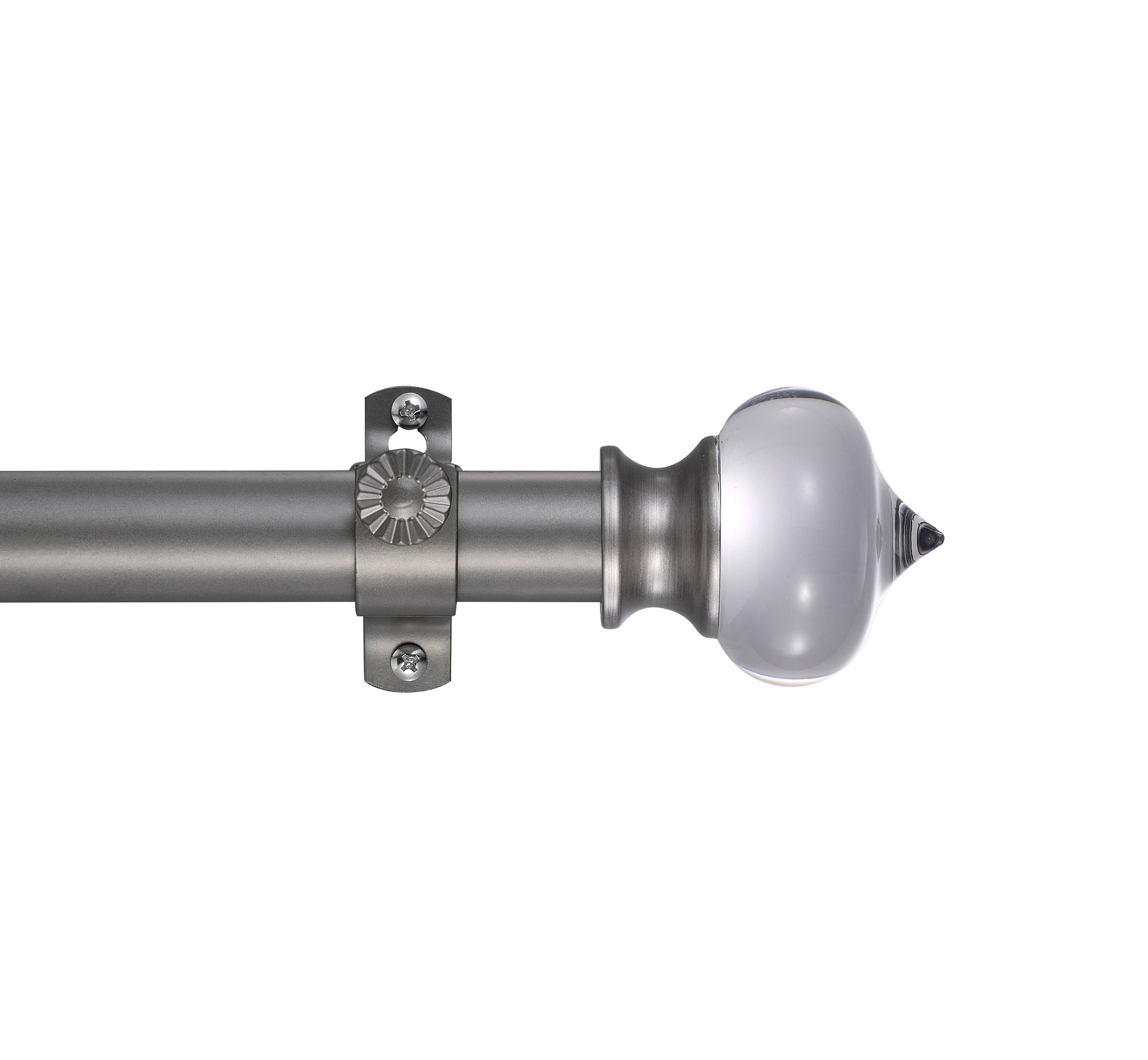 Taylor & Tailor - Wholesale Curtain Rod - Tailor & Taylor Curtain Rod Set With Acrylic Finials3