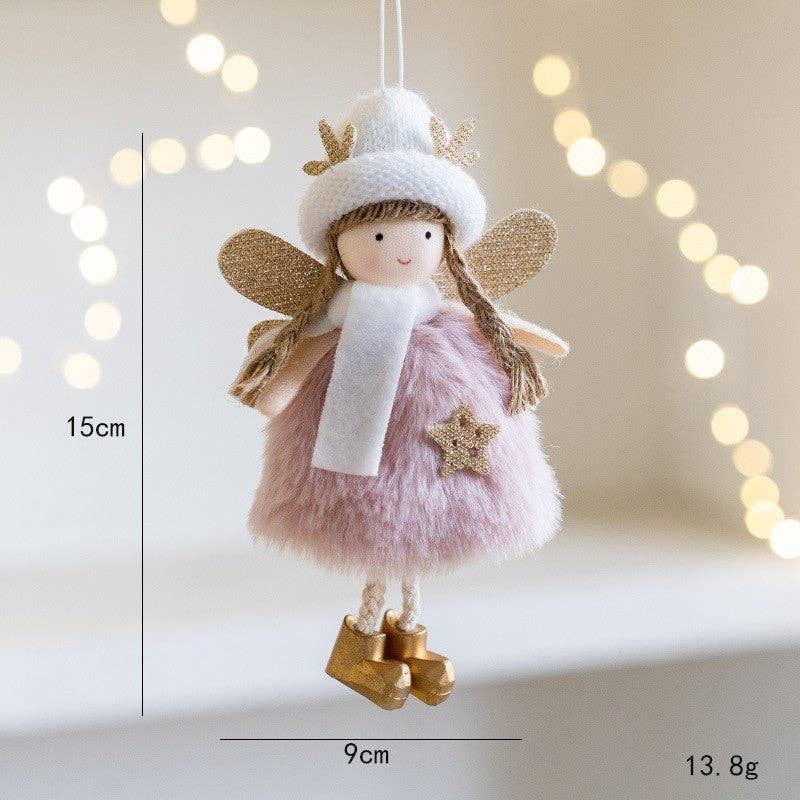 kycozy – wholesale Ornament – Christmas Angel Ornament With Antlers Wings1
