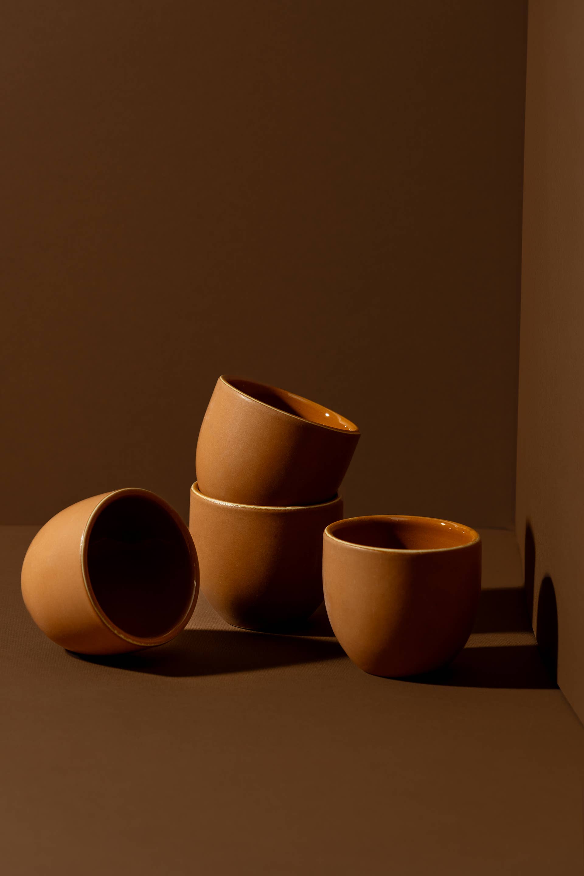 GHARYAN Stoneware & Olive Wood Tableware | Ships from USA - Vente Tasse à café/thé - Tasse à café artisanale en grès émaillé Dadasi 200 ml (6,7 oz)5