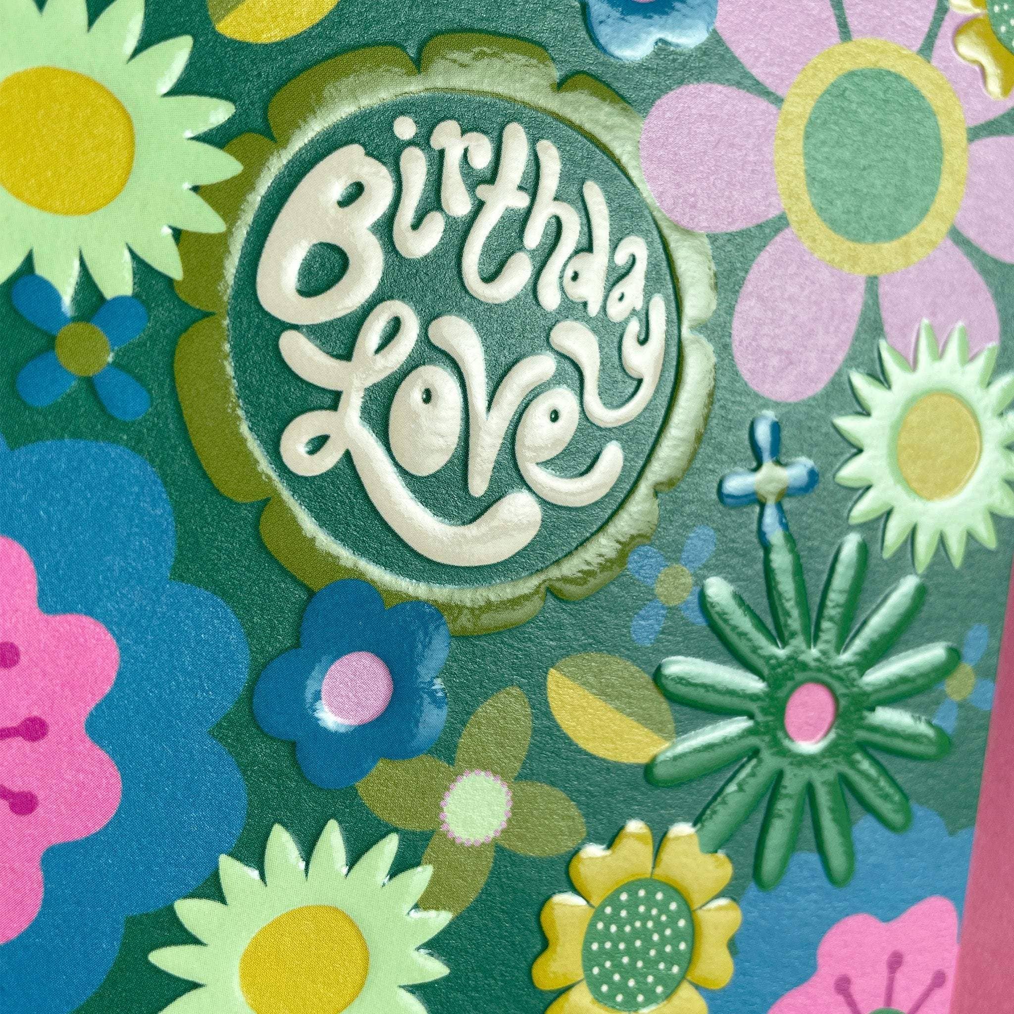 Raspberry Blossom - Wholesale Birthday Card - Birthday Love (BIG16)1