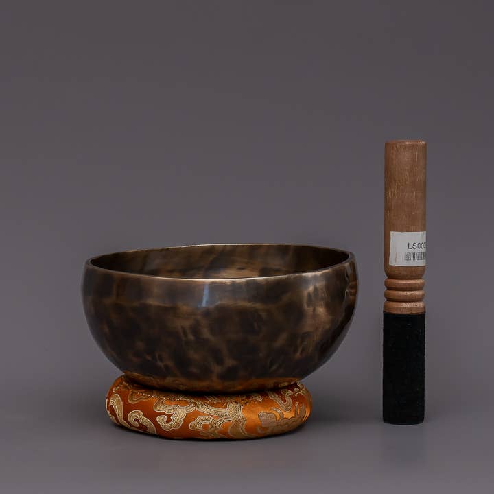 Dämpad antik sångskål – Vintage tibetansk meditationsskål för wholesale av Boudha Stupa Thanka Centre