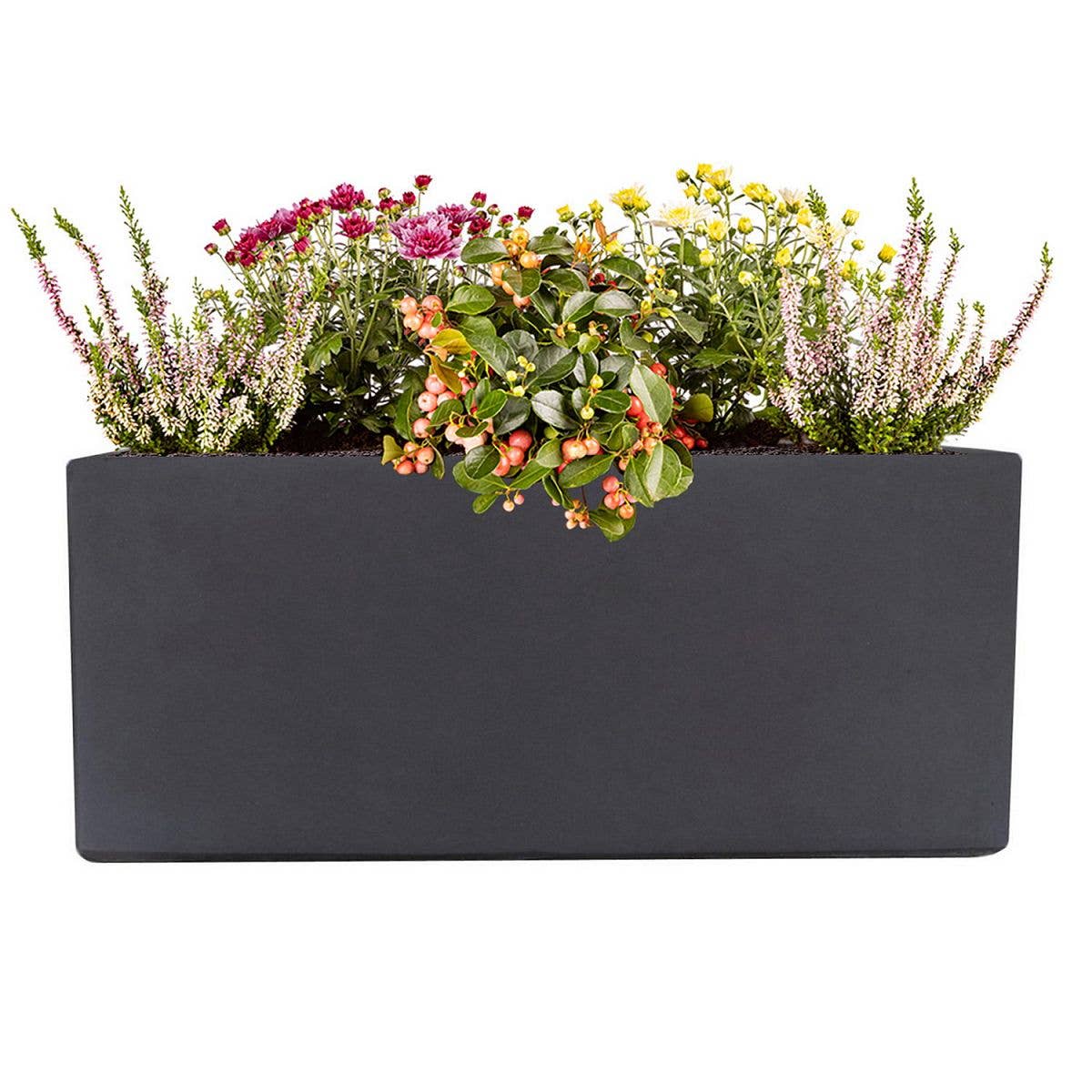 Idealist Lite Fibrestone Planters – wholesale Planter box – IDEALIST Window Box Light Concrete Planter7