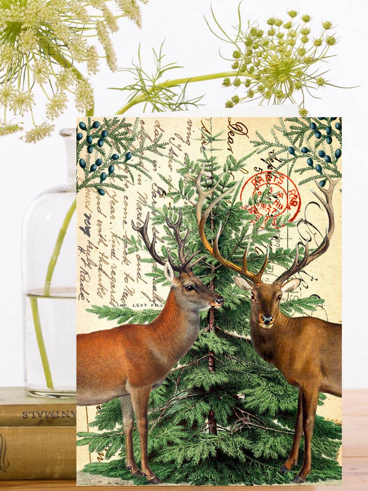 XM069P ~ Christmas Card for wholesale by Madame Treacle (We cover US import duty)