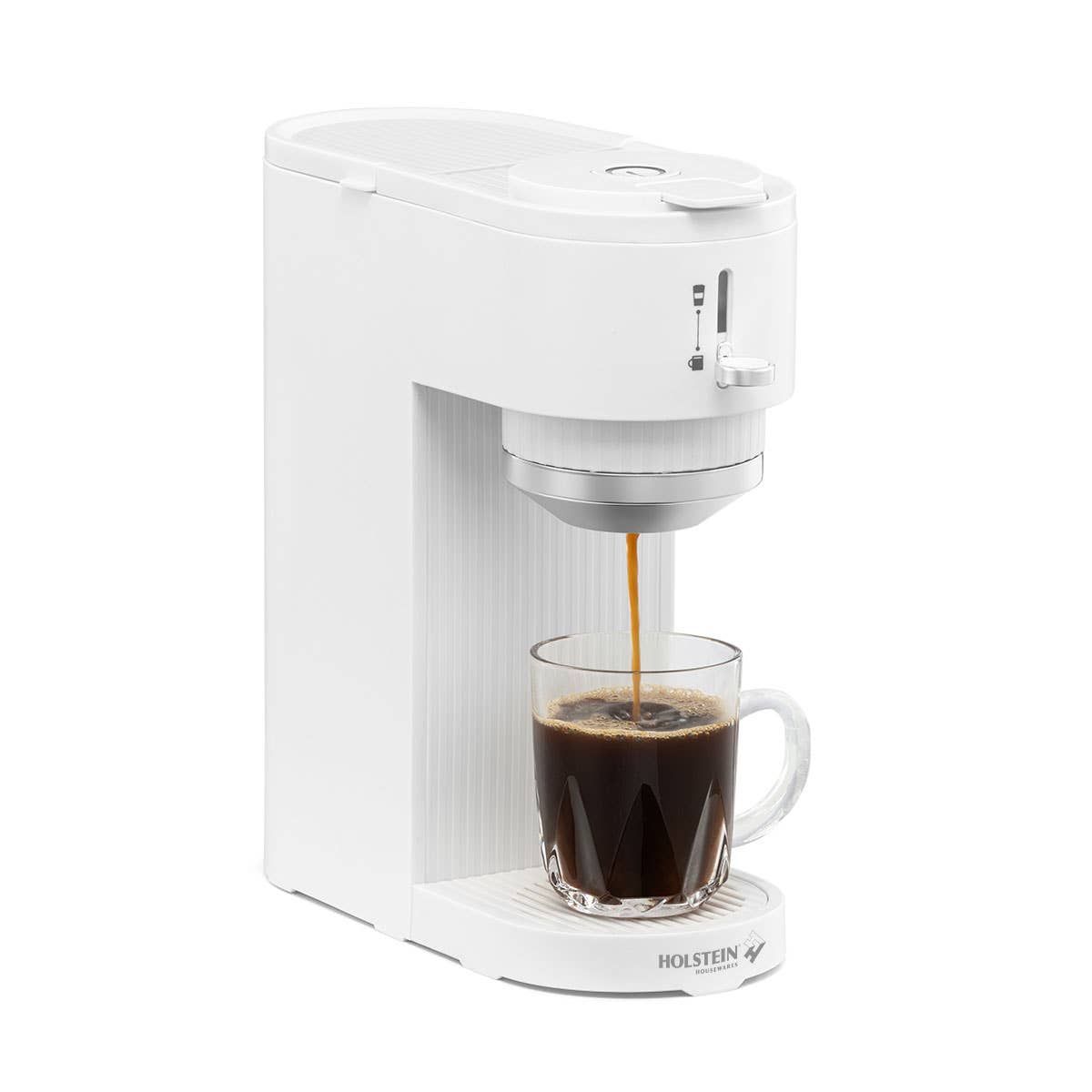 Holstein Housewares - Wholesale Kitchen Appliance - Holstein 2-In-1 Single Serve Pod K-Cup Coffee Maker  9