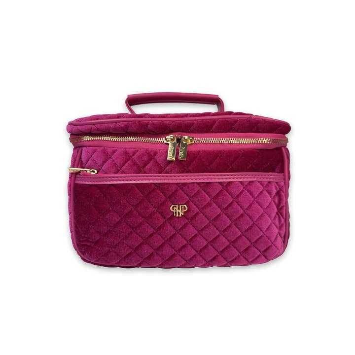 Classic Train Case - Fuchsia Velvet for wholesale by PurseN (new)
