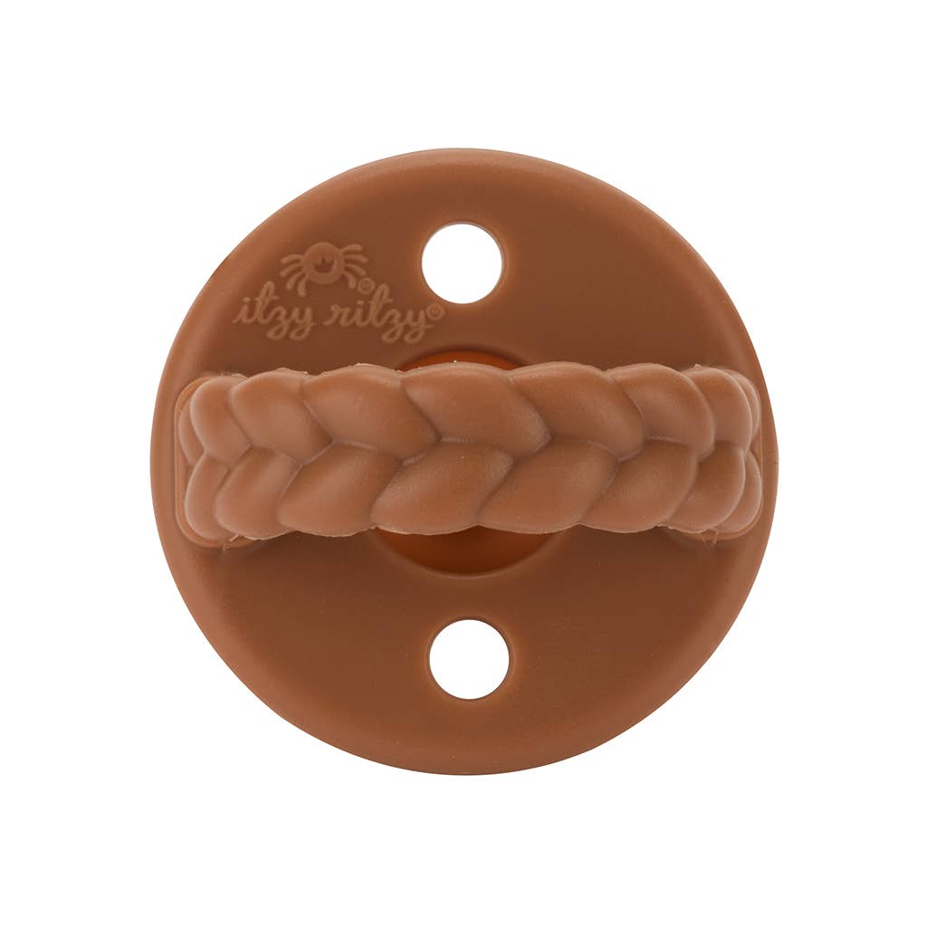 Sweetie Soother™ Silicone Pacifier Set of 3 Coffee & Cream for wholesale on Faire4