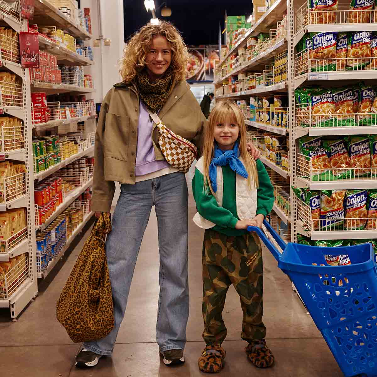 Rose in April - Wholesale Messenger Bag - Women's - WOMEN BUM BAG CHECKERBOARD CARAMEL16