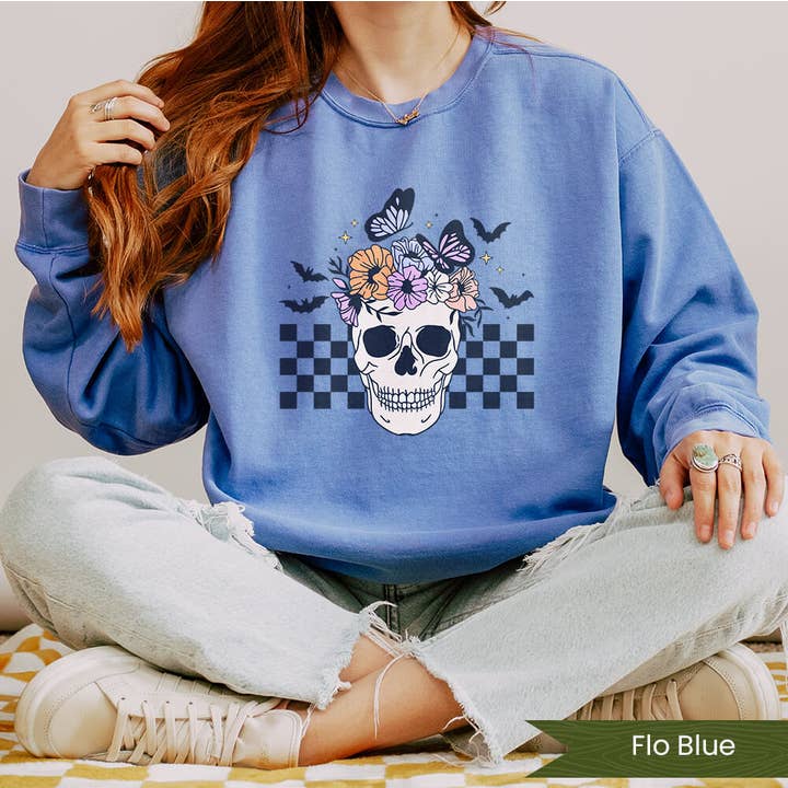 Crâne pour la vente par Wildflower Apparel Co.