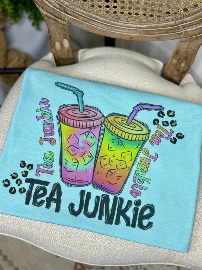 Tea Junkie (Sub T-Shirt) for wholesale by 1/2 Penny Wholesale