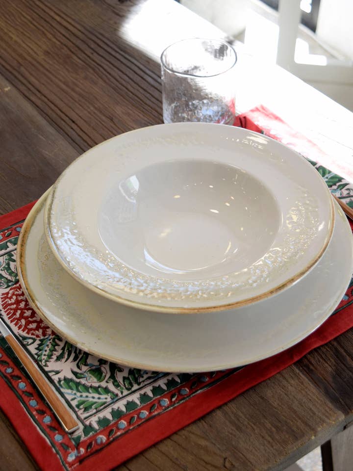 Dulce Piña: Placematsets | 6 Servetten | Eetkamer Set | 50x30cm voor wholesale door Kapda Casa