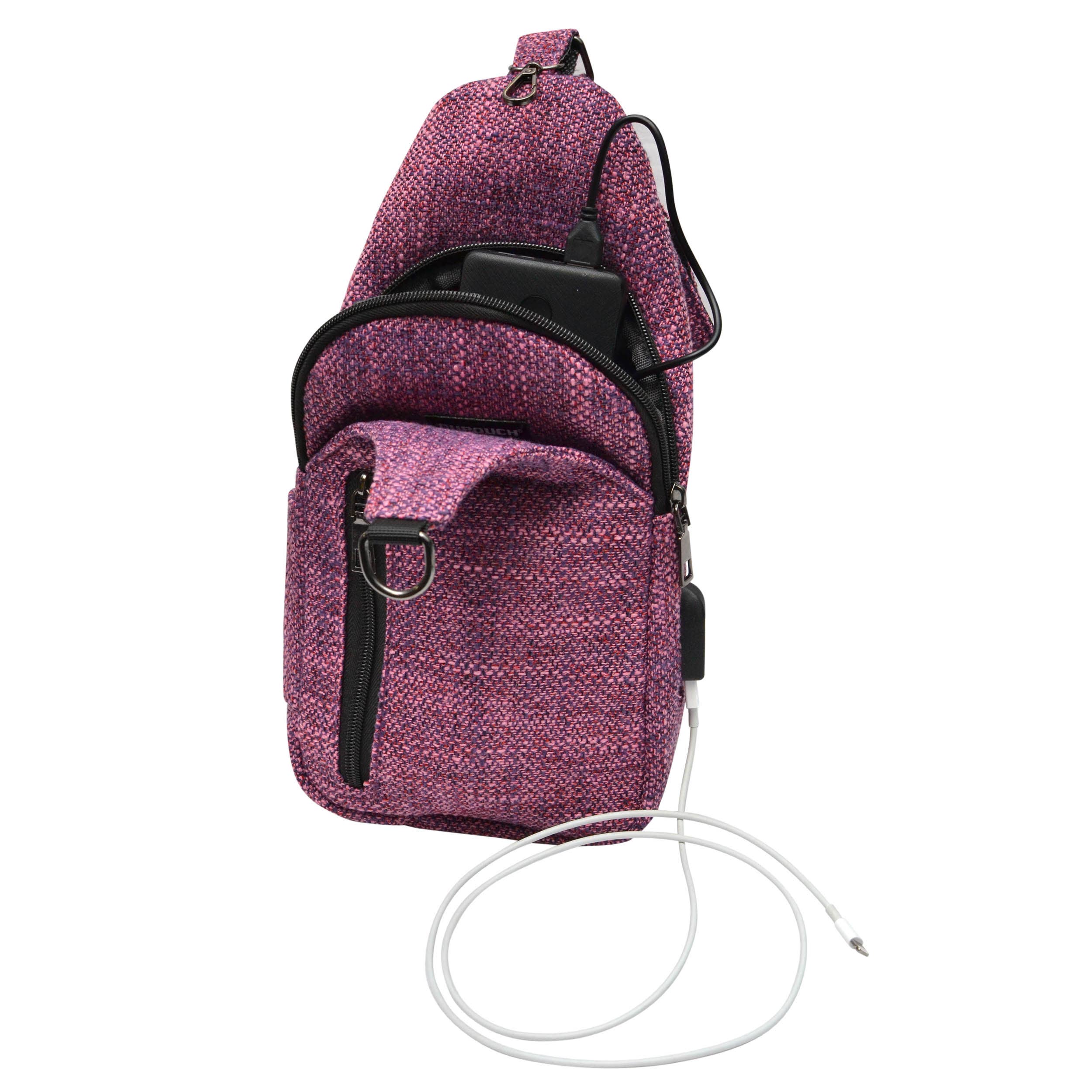 Calla Products - Wholesale Backpack - Unisex - Sonoma Sling Anti theft Sling Crossbody Purses Geo Trio7