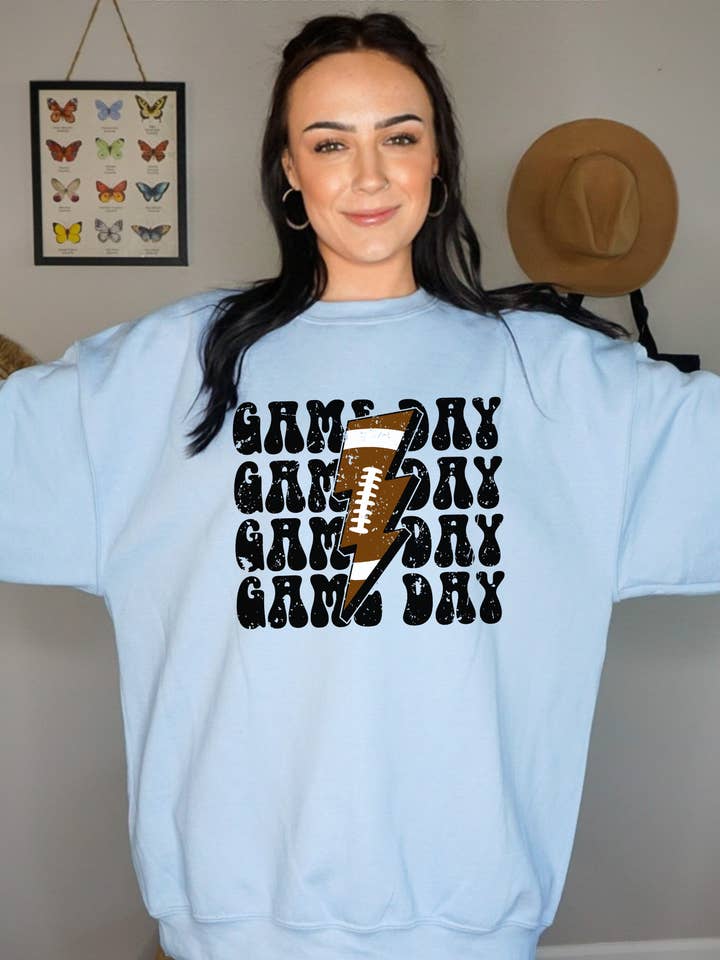Game Day Crewneck pour la vente par Shop Alloe | Print & Media Co.