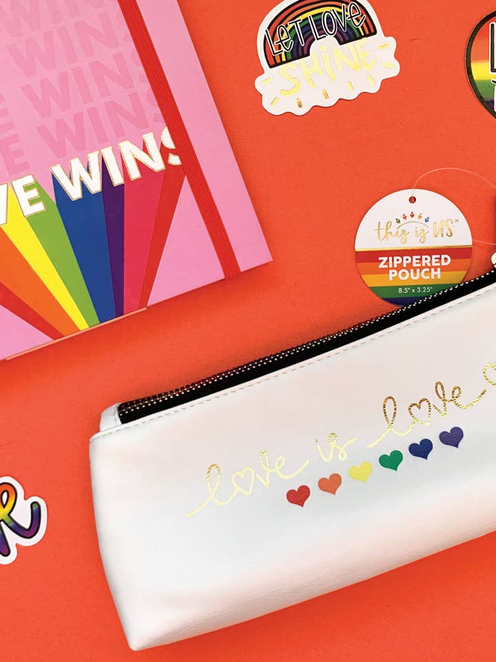 Love is Love Pouch for wholesale by Paper House Productions