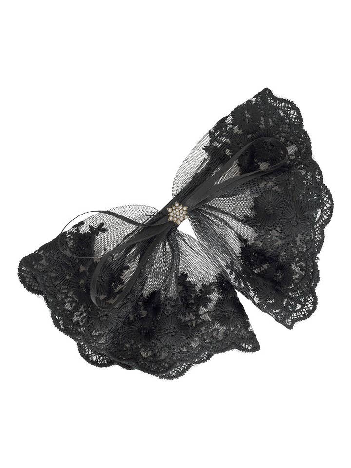 BUTTERFLY LACE CRYSTAL BOW for wholesale by LIMLIM