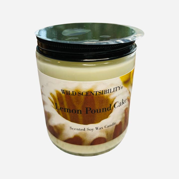 LEMON POUND CAKE 8 Oz Soy Wax Candle for wholesale by WILD Scentsibility