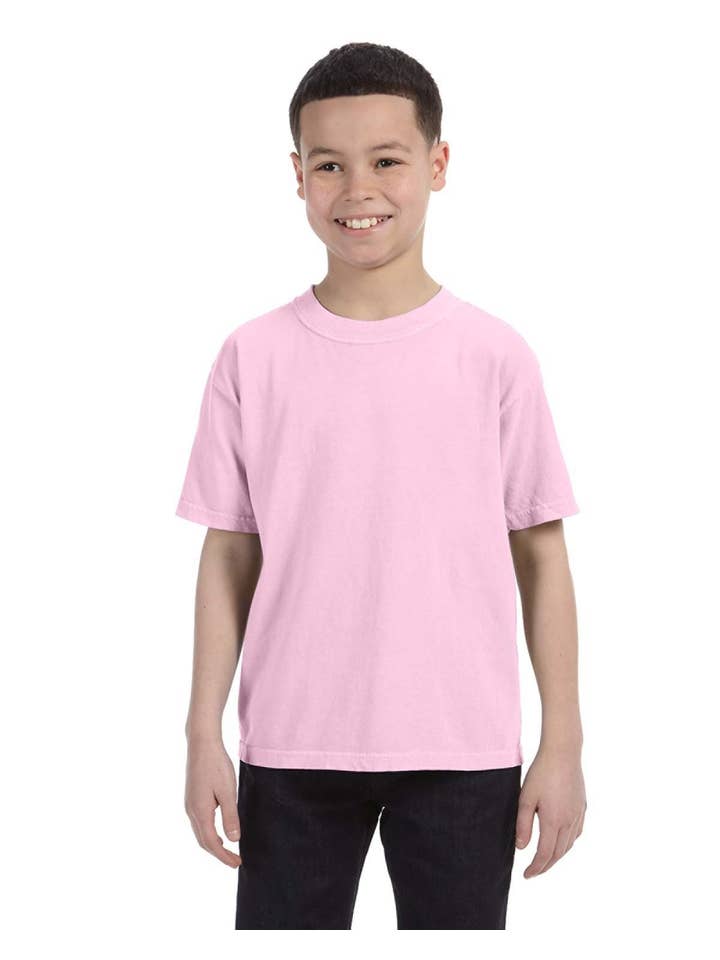 Total Apparel - Wholesale T-Shirt - Kids - Comfort Colors Garment-Dyed Youth Midweight T-Shirt | C901824