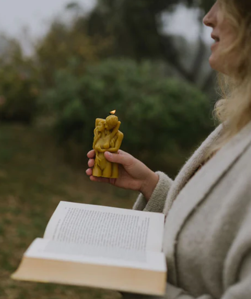 Mother Madre Bees - Wholesale Novelty Candle - Desire Candle — Beeswax Affirmation Candle3