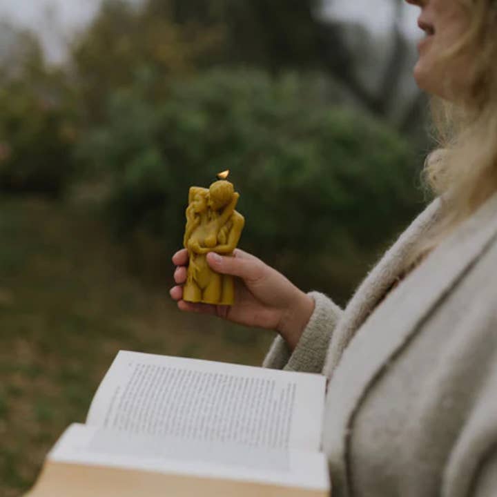 Mother Madre Bees - Wholesale Novelty Candle - Desire Candle — Beeswax Affirmation Candle3