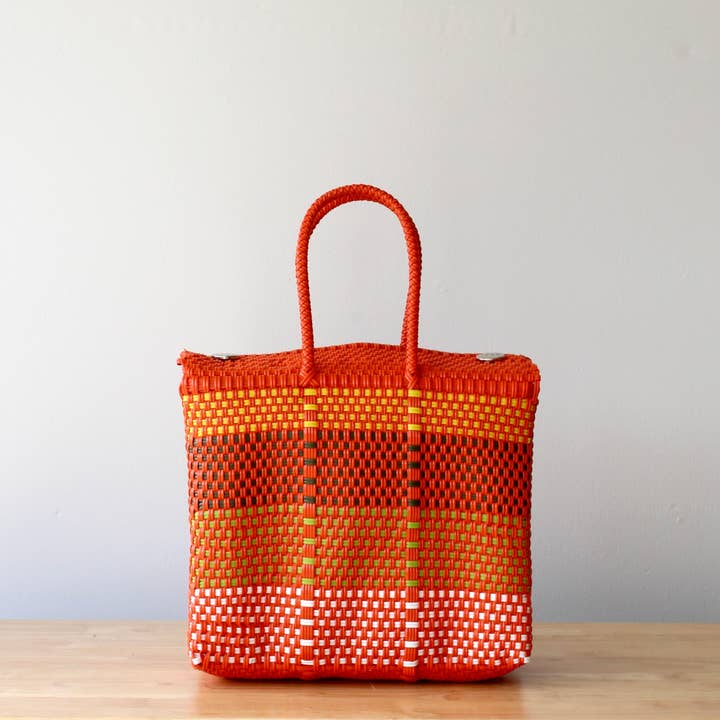 Brenda Handwoven Handbag - Citrus Fresh for wholesale by MexiMexi