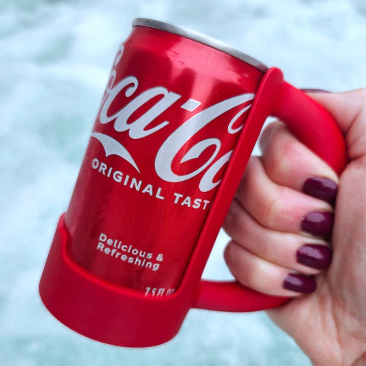 BD Lasers INC. - Wholesale Drink Huggers & Koozies - 7.5 & 8.4 oz MINI Can Holder, Mini Soda Pop Holder Handle14