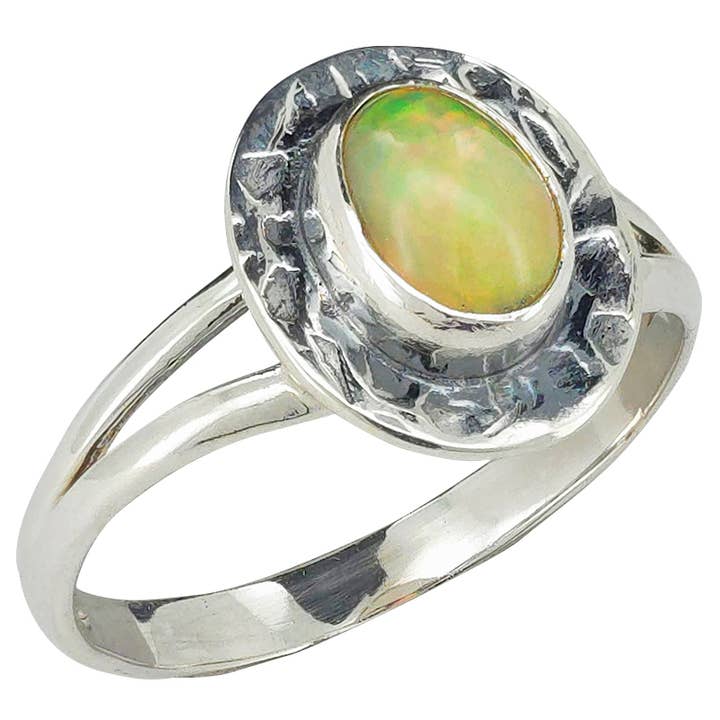 Opalring i sterlingsilver för wholesale av Amberman