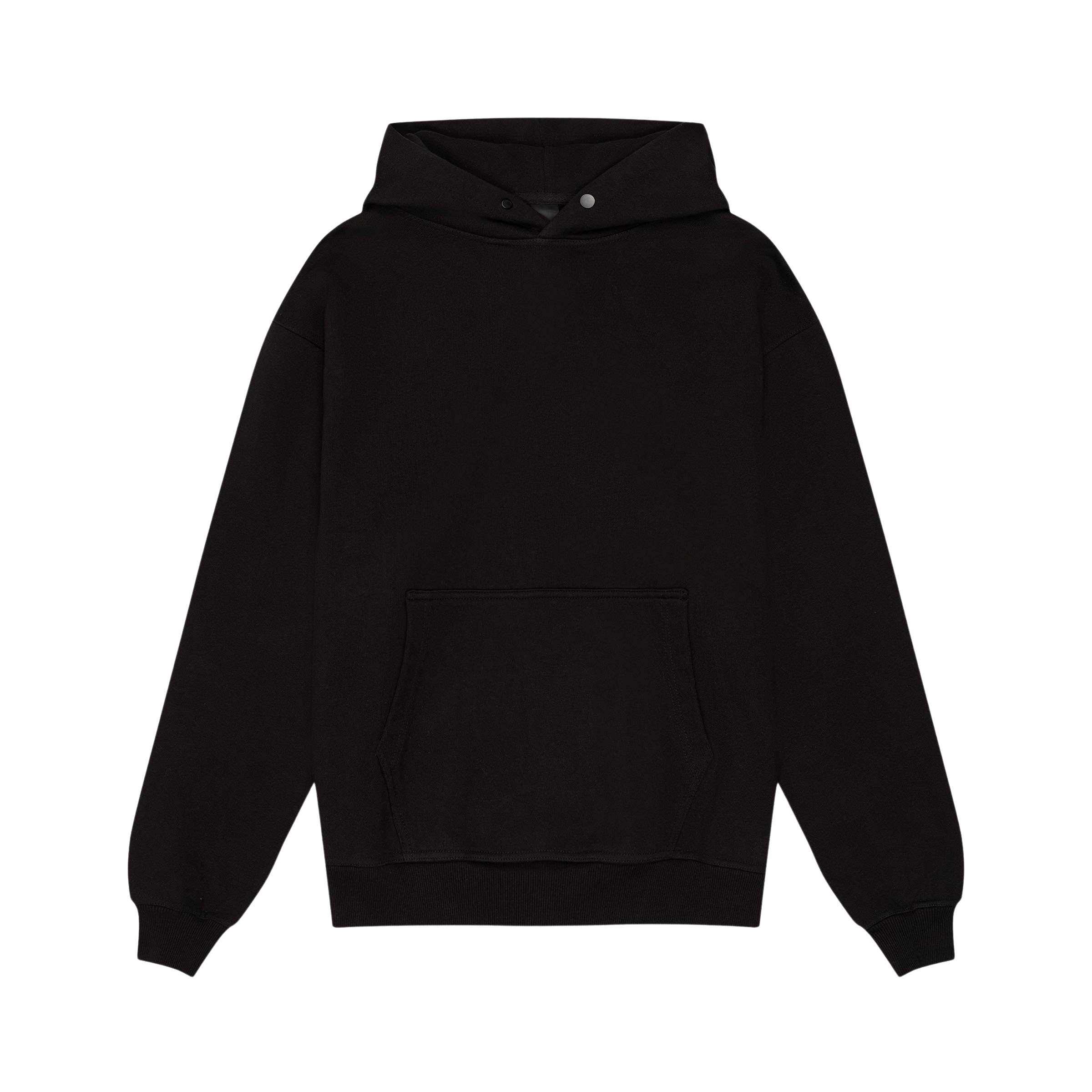 BOMME SPORT - Wholesale Hoodie – Unisex - BLACK – Heavyweight Oversized Hoodie, 100% Cotton