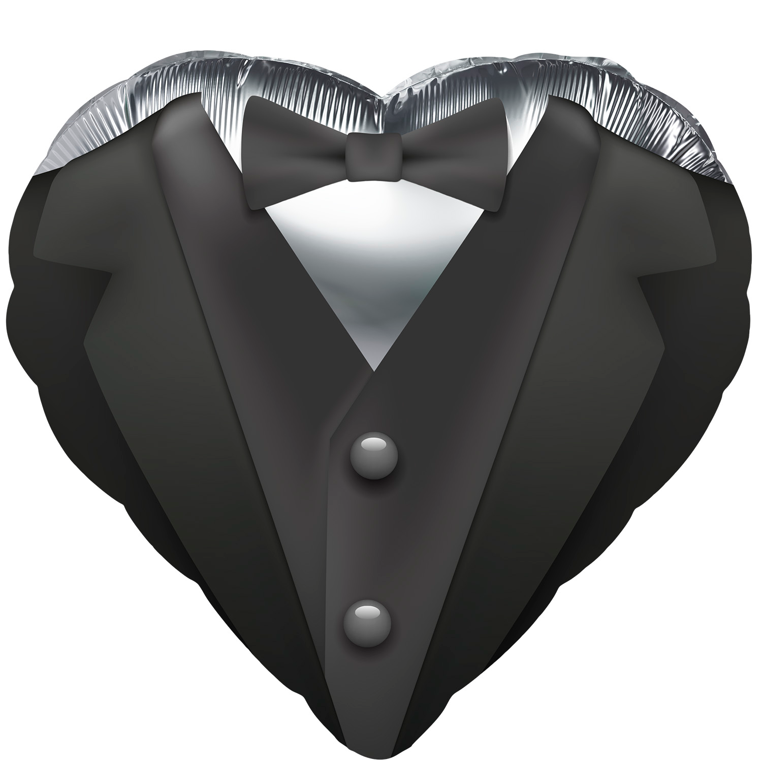 Folat BV - Vente Ballon - Ballon en feuille - Forme costume de mariage - 45 cm0