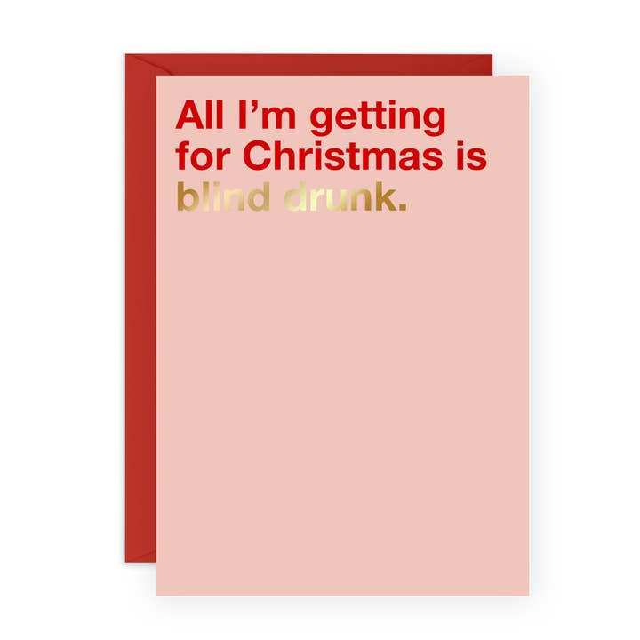 ALL I’M GETTING FOR CHRISTMAS IS Christmas Card for Him, Her for wholesale by Central 23 Cards