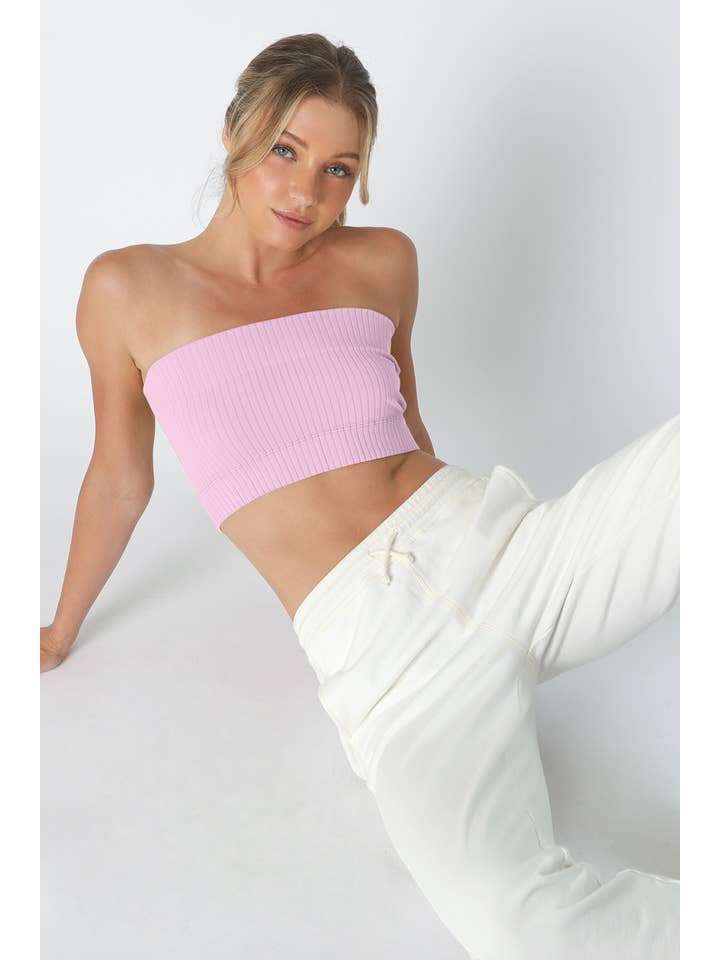 NIKIBIKI - Wholesale Bustier - Women's - NS8213 - Wide Ribbed Tube Top