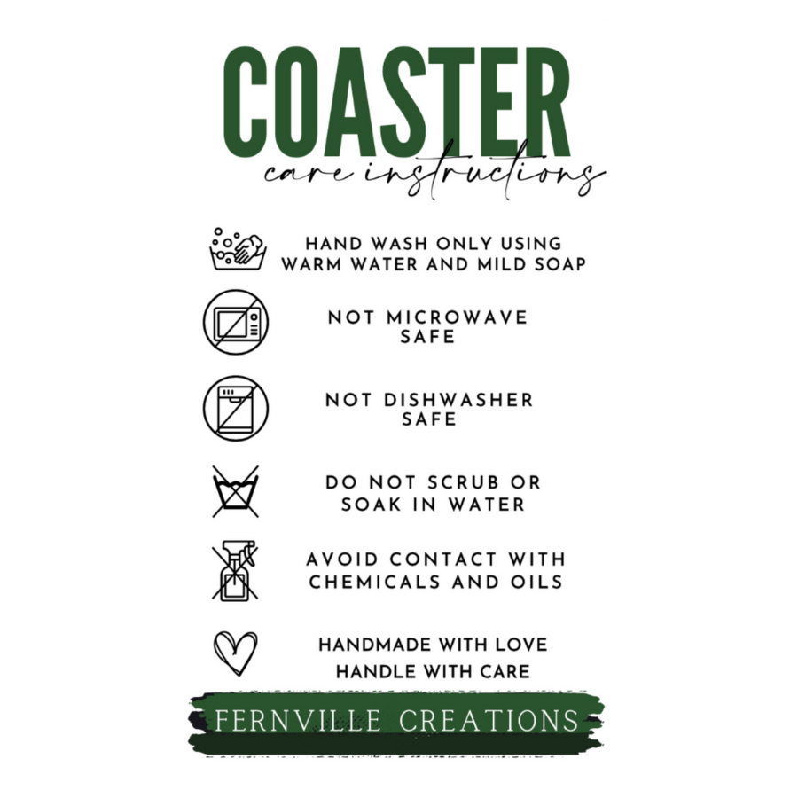 Fernville Creations - Wholesale Coasters - Robin Coaster, Bird Lover Gift, Nature Home Decor9