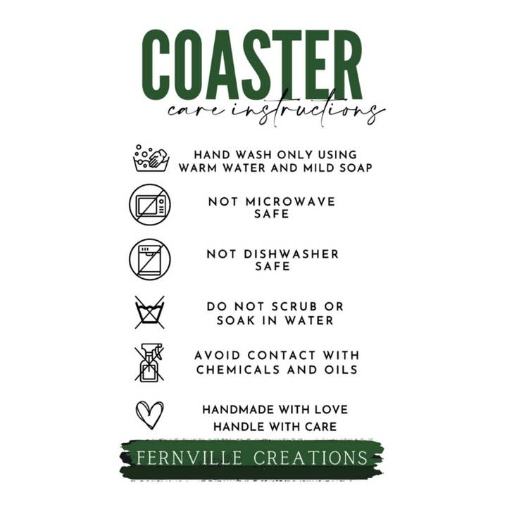 Fernville Creations - Wholesale Coasters - Robin Coaster, Bird Lover Gift, Nature Home Decor9