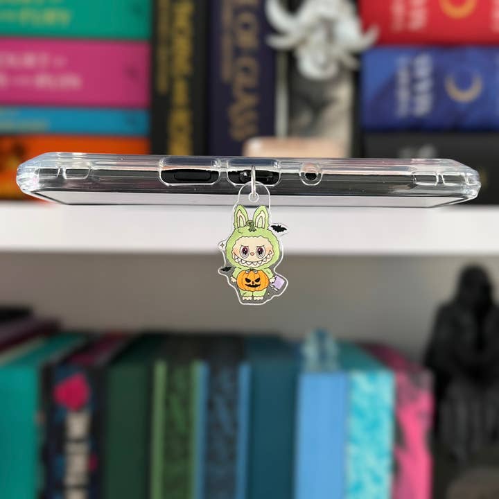 Spooky Pumpkin Kindle Charm – USB Accessories - Bookish Gift for wholesale by Amberlin Studio