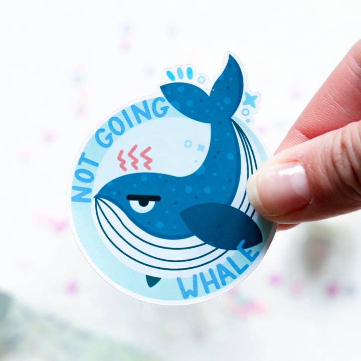 Sparkles in the Wild - Vendita all'ingrosso Adesivo - Adesivo «Not Going Whale»1