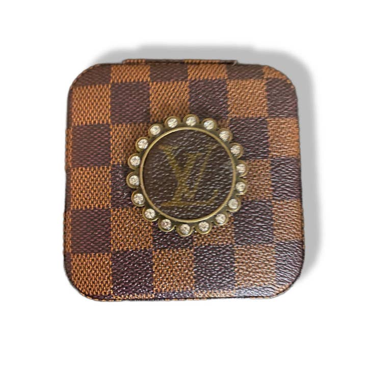 Embellish Your Life - Wholesale Jewelry Box/Organizer - Upcycled Checkered Jewelry Box