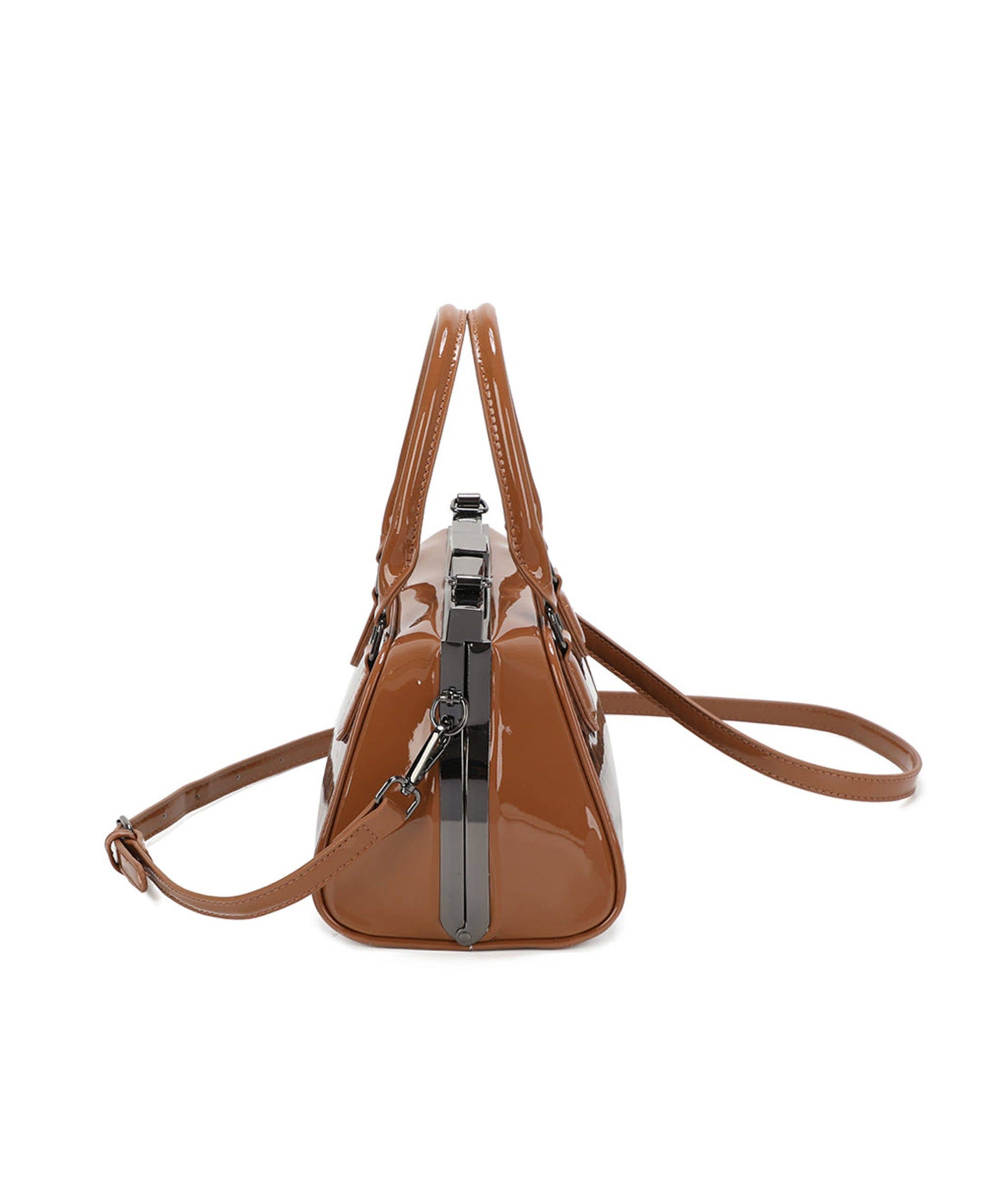 Ellas Trading - Vente Sacoche – femme - Sac à main structuré imprimé léopard bandoulière6