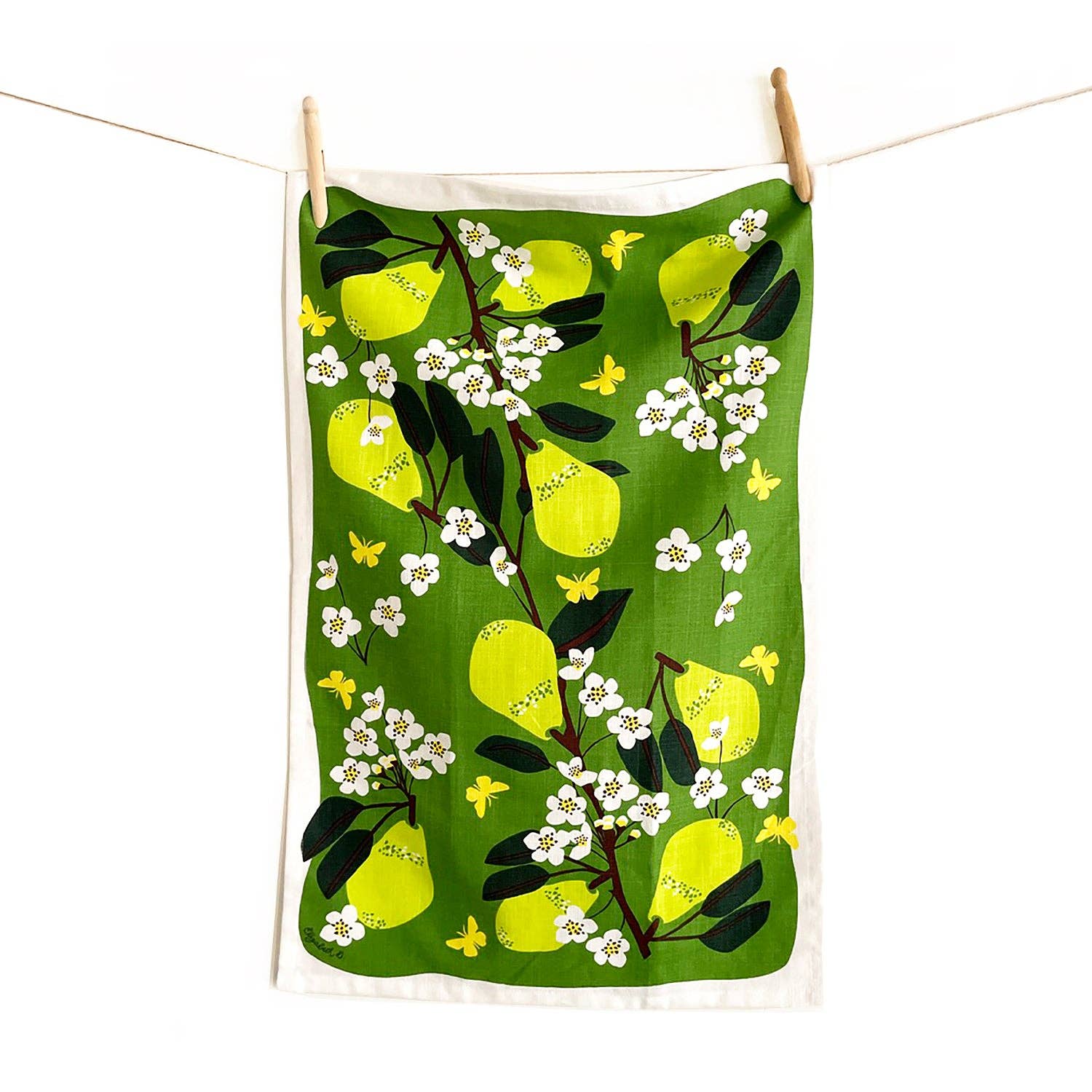 Elizabeth Grubaugh - Wholesale Tea Towel - Pear Tea Towel