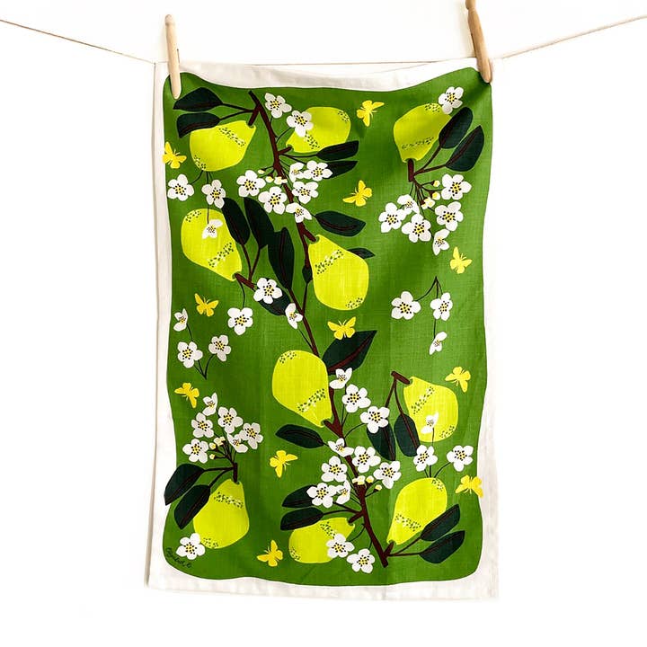 Toalha de chá de pêra por atacado de Elizabeth Grubaugh