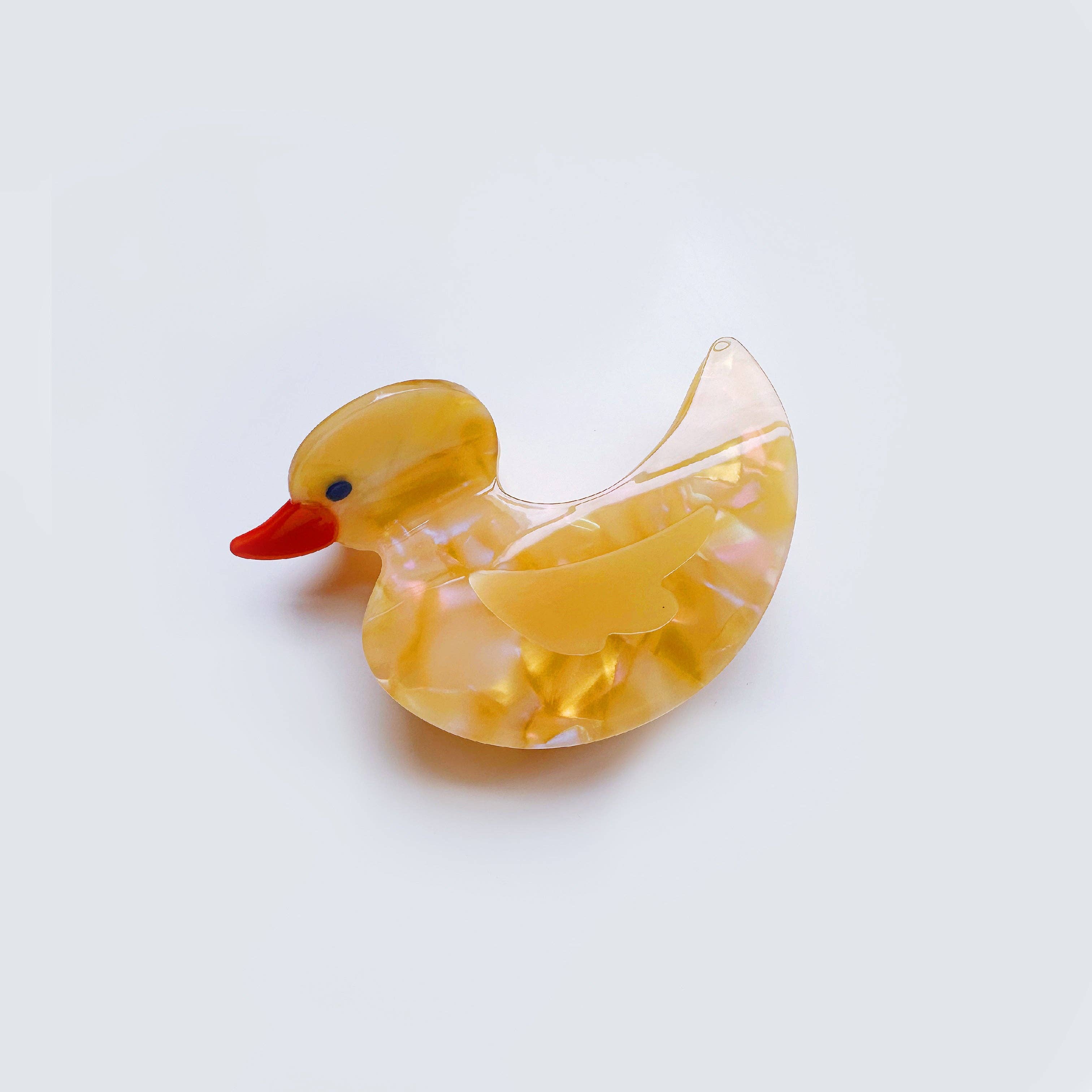 Have A Nice Day - Wholesale Haarclip - Dames - Rubberen haarklauw met eendje0