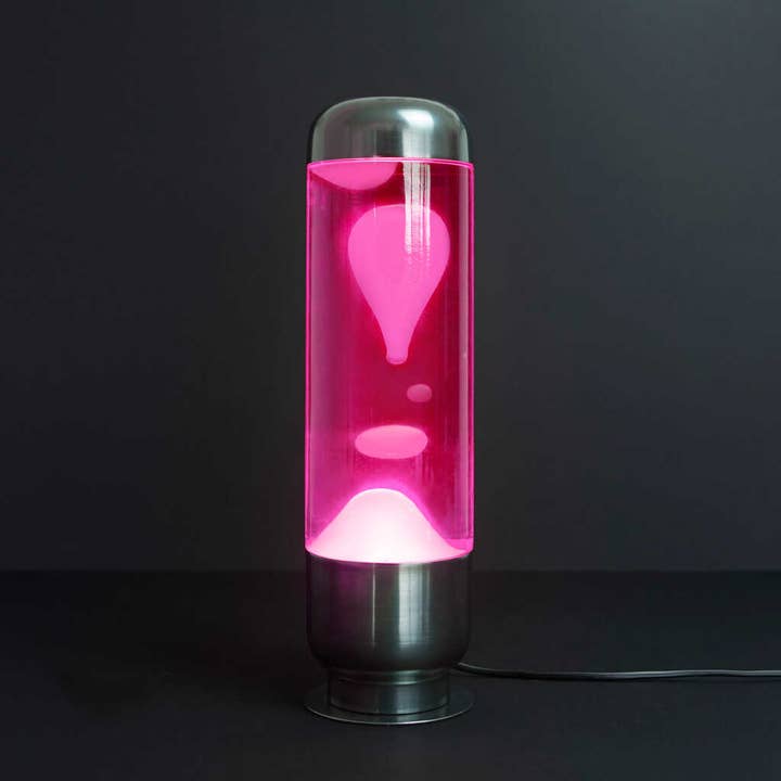 Balvi - Wholesale Lava Lamp - Lava lamp, Capsule, pink/white, aluminum/glass1