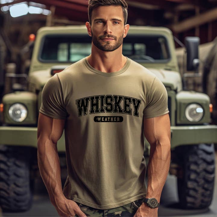Crafty Casey's Wholesale - Wholesale Hoodie - Men's - Distressed Whiskey Weather Tee, Crewneck, Hoodie5