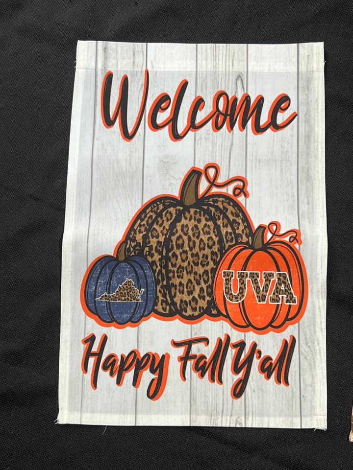 Fall Team Garden Flags for wholesale by A Deane Dream