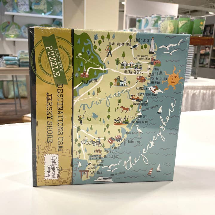 Galleyware - Wholesale Puzzle - Adult - Jersey Shore 1000 Piece Jigsaw Puzzle1