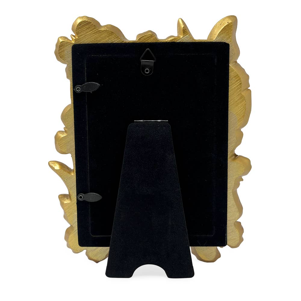 Isaac Jacobs International – Moldura por atacado – Porta-retratos em borboleta ornamentada Isaac Jacobs 4x6 Cavalete e Gancho5