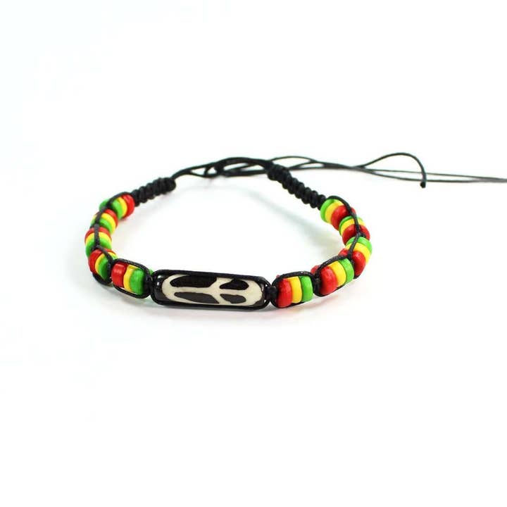 Fred & Rasta Vibes Vänskap Macrame Armband för wholesale av Wild Lotus