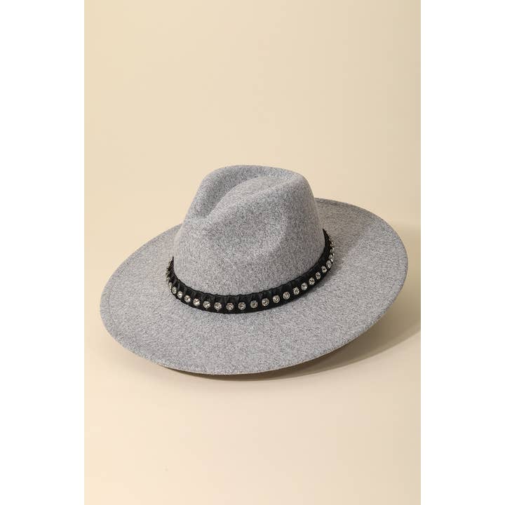 Anarchy Street - Wholesale Fedora - Women's - Rhinestone Strap Fedora Fashion Hat7