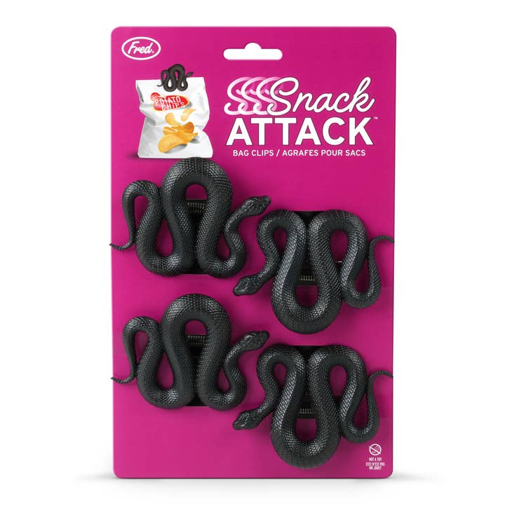 SSSSNACK ATTACK - Schlangen-Beutelklammern für den Großhandel von Fred