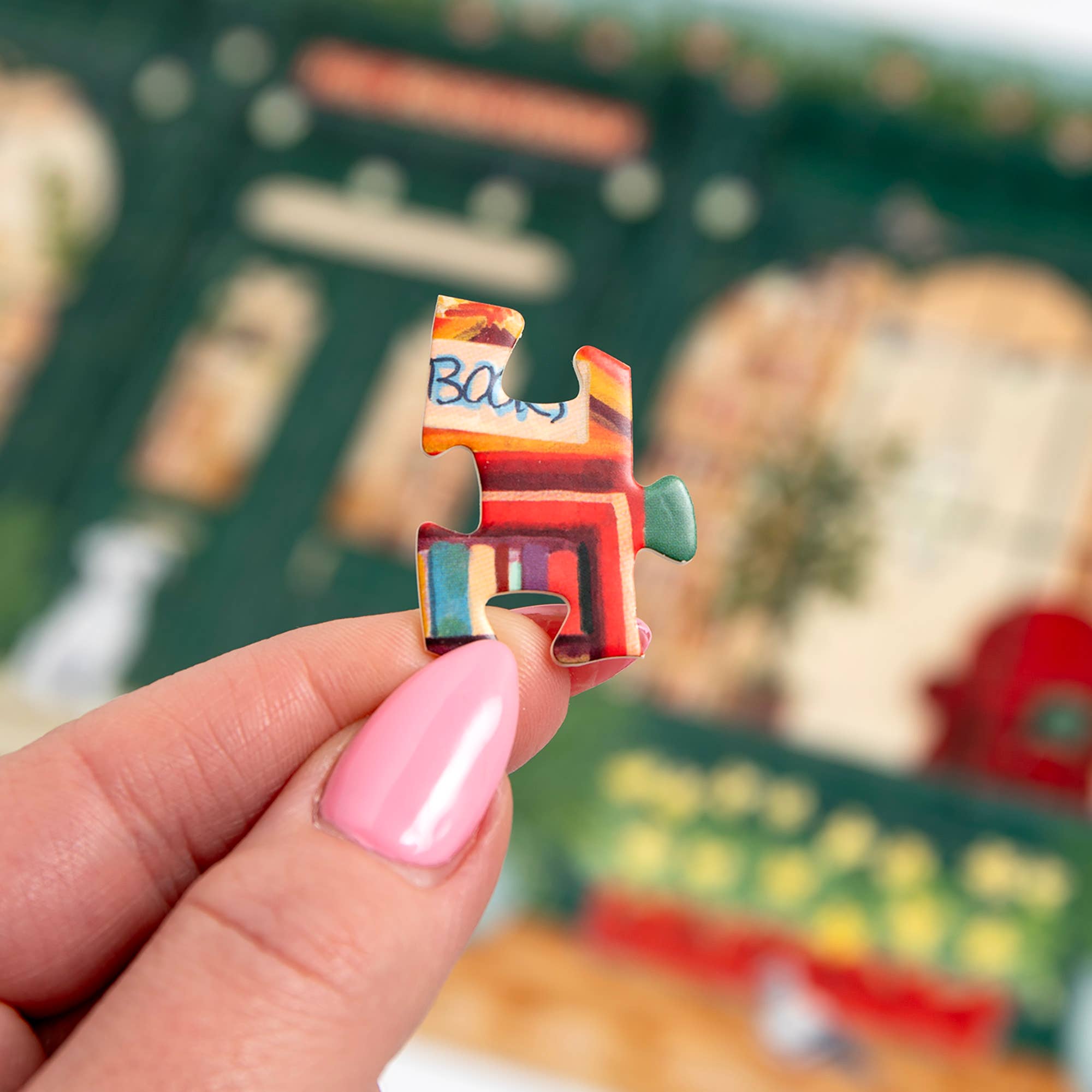 1canoe2 | One Canoe Two Paper Co. - Wholesale Puzzle - Adult - Bookworm Bookshop - 400 Piece Panoramic Jigsaw Puzzle2