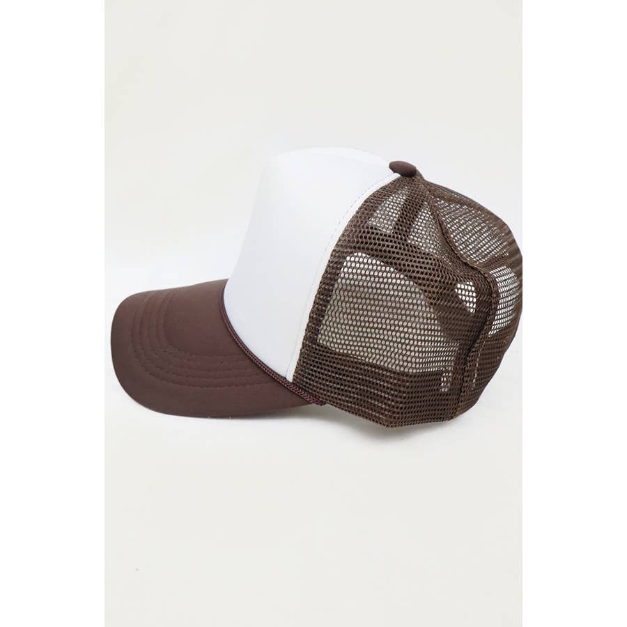 Love and Repeat - Vente Casquette de camionneur – unisexe - Chapeau de camionneur classique en mousse de couleur foncée4