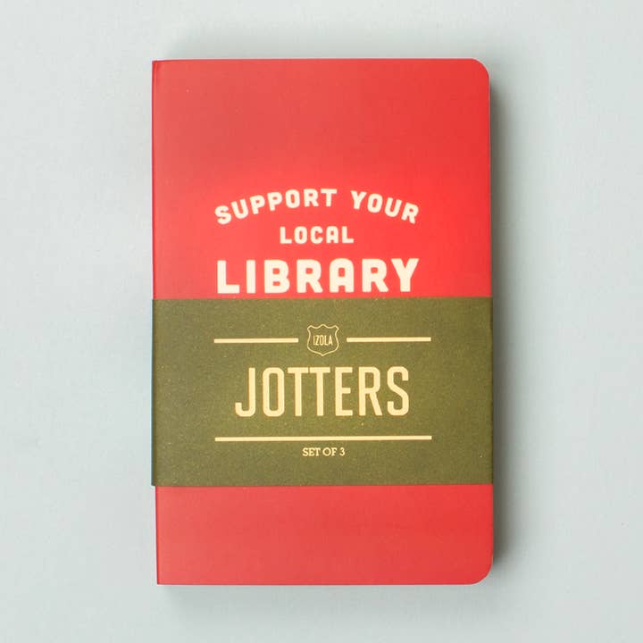 Jotters, Set di 3 - Sostieni la tua biblioteca per la vendita all'ingrosso da parte di Atlantic Folk