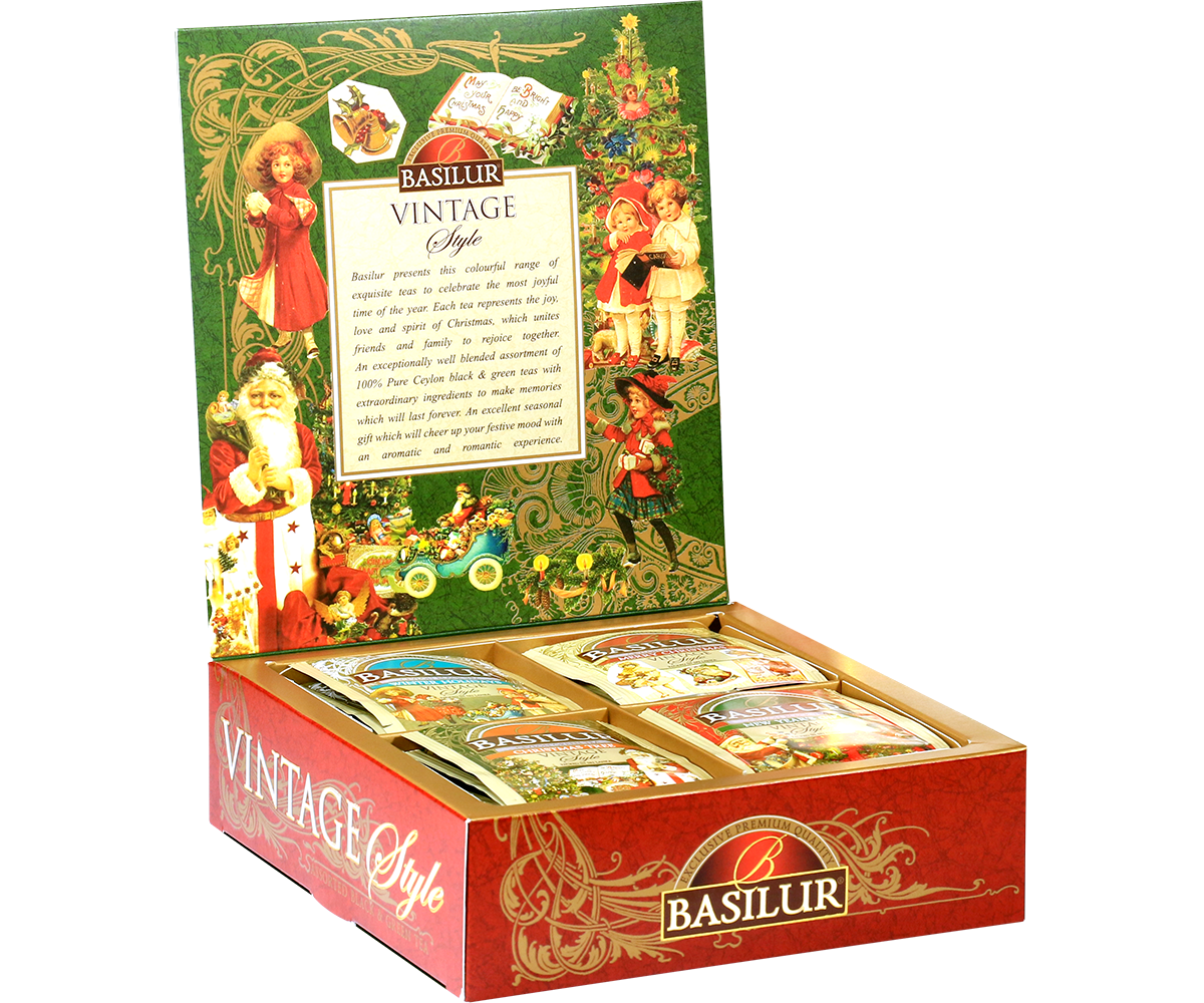 Basilur Benelux Premium Tea - Wholesale Tea Bags - Vintage Style 40 bags1